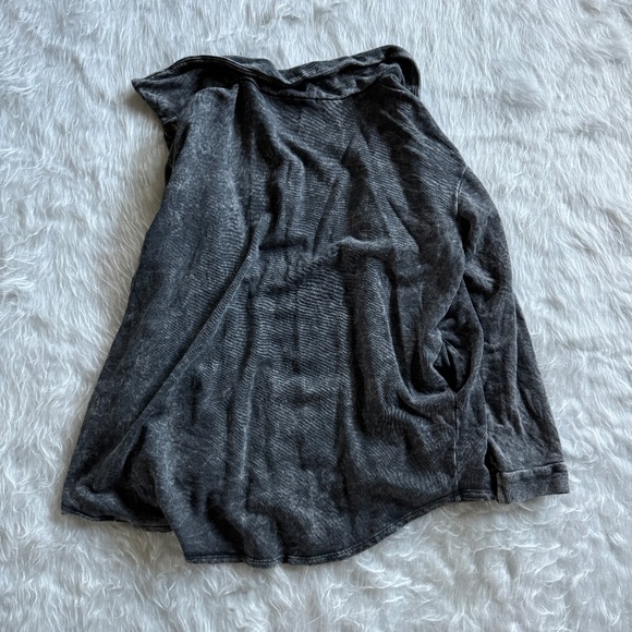 Fantastic Fawn Grey Open Long Sleeve Top - Picture 4 of 4